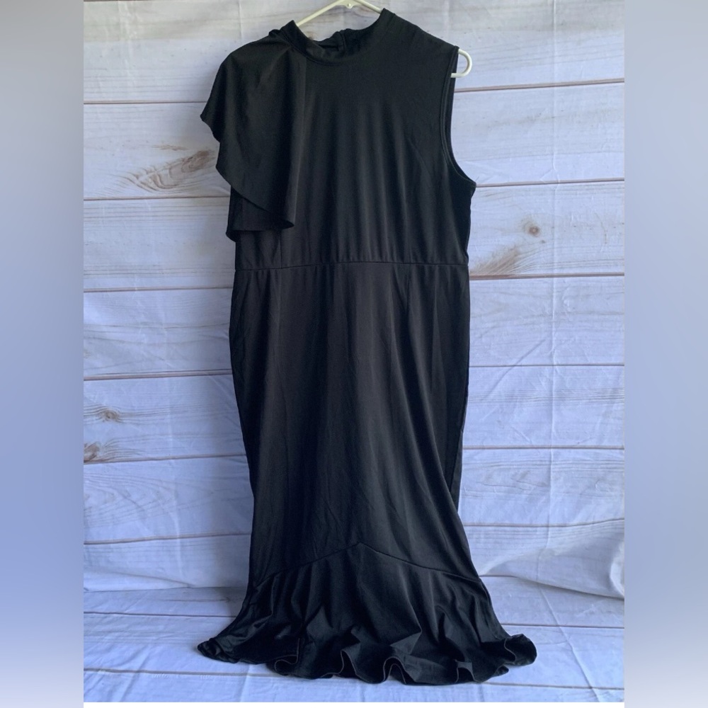 FineJo Black Sleeveless Dress Size XXL